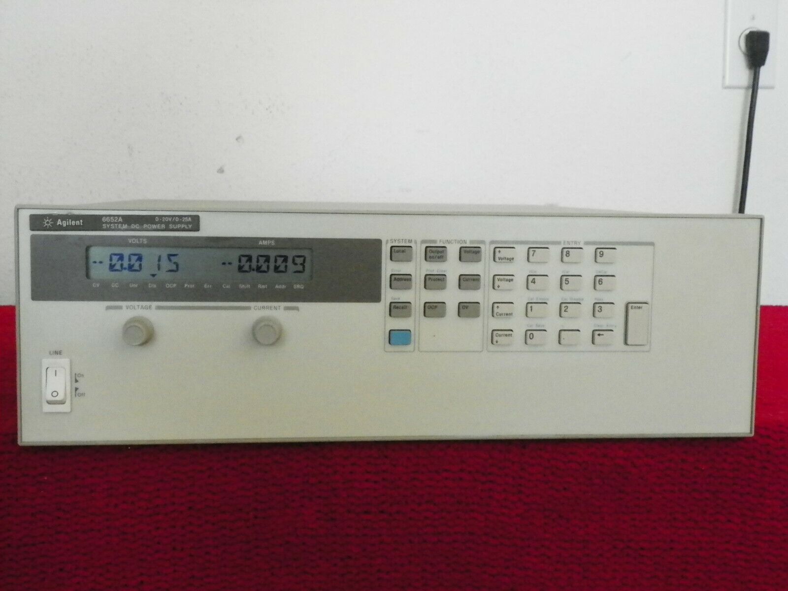 Agilent HP 6652A 0-20V/0-25A System DC Power Supply, 8 in stock Agilent HP 6652A 0-20V/0-25A System DC Power Supply, 8 in stock